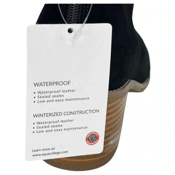 Aqua College Emily Waterproof Womens Ankle Boots Size 9M - Picture 8 of 14